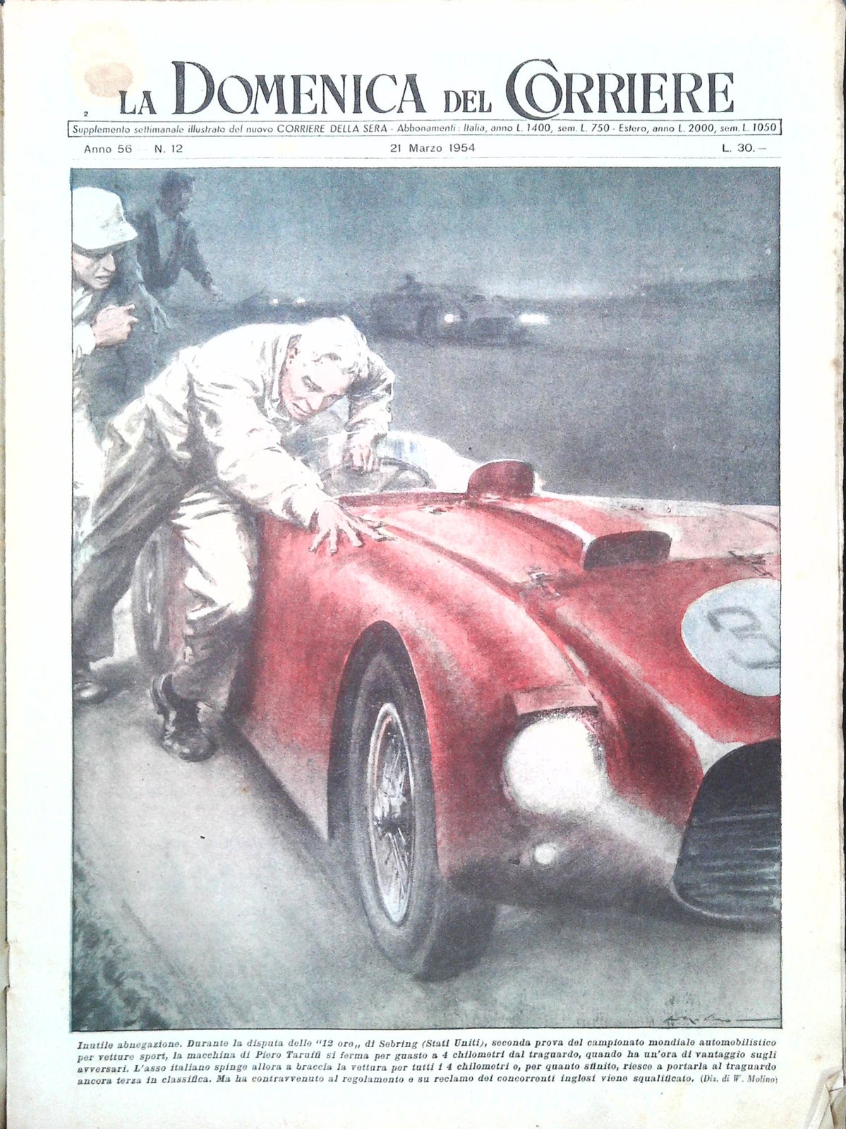 DOMENICA DEL CORRIERE N. 12 - 21 MARZO 1954