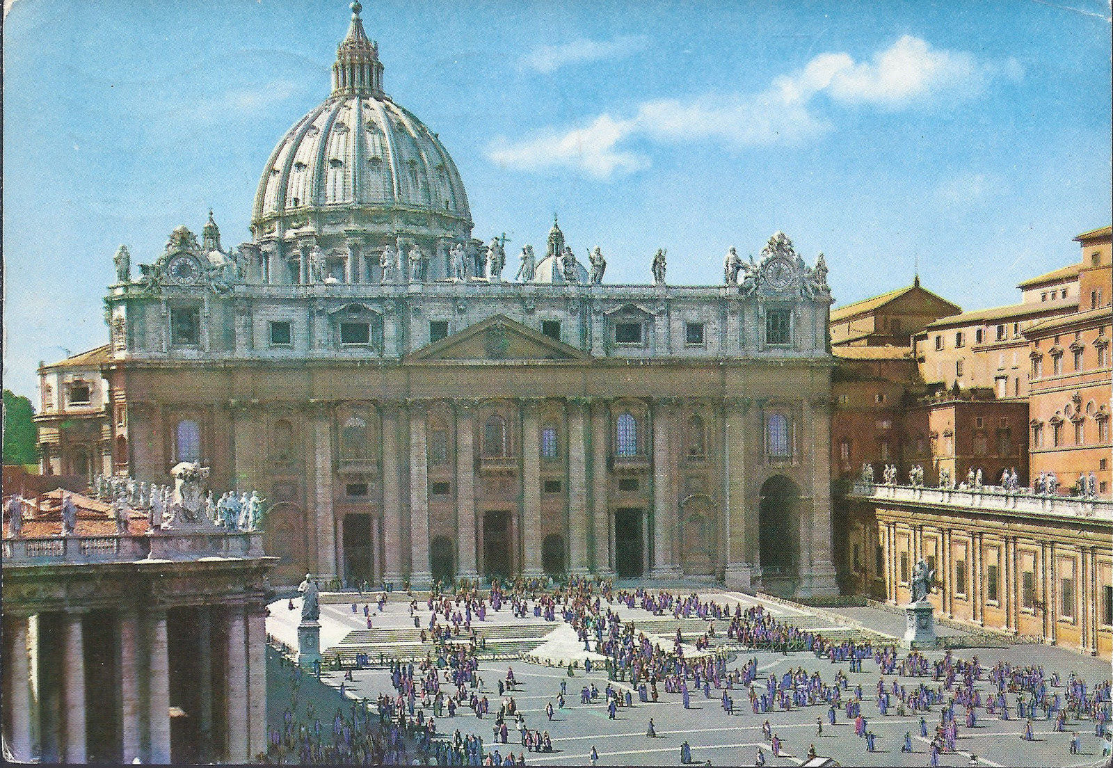 ROMA - CITTA' DEL VATICANO - PIAZZA S. PIETRO - V1968