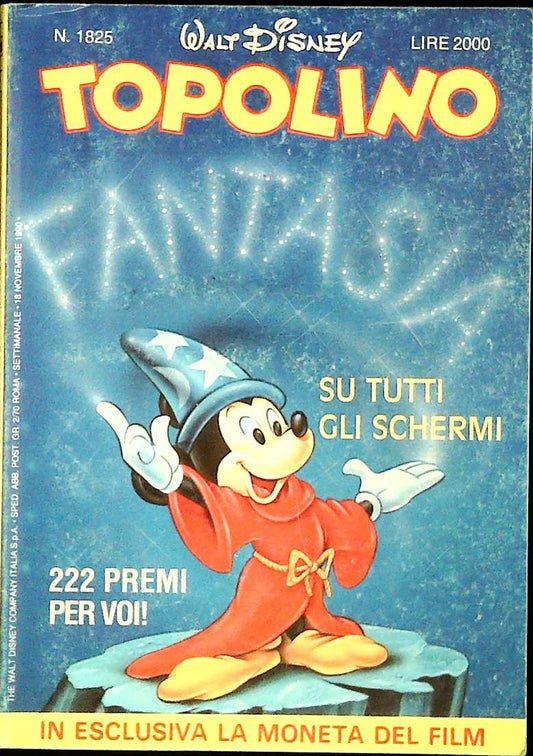 TOPOLINO N. 1825 - 18 NOVEMBRE 1990