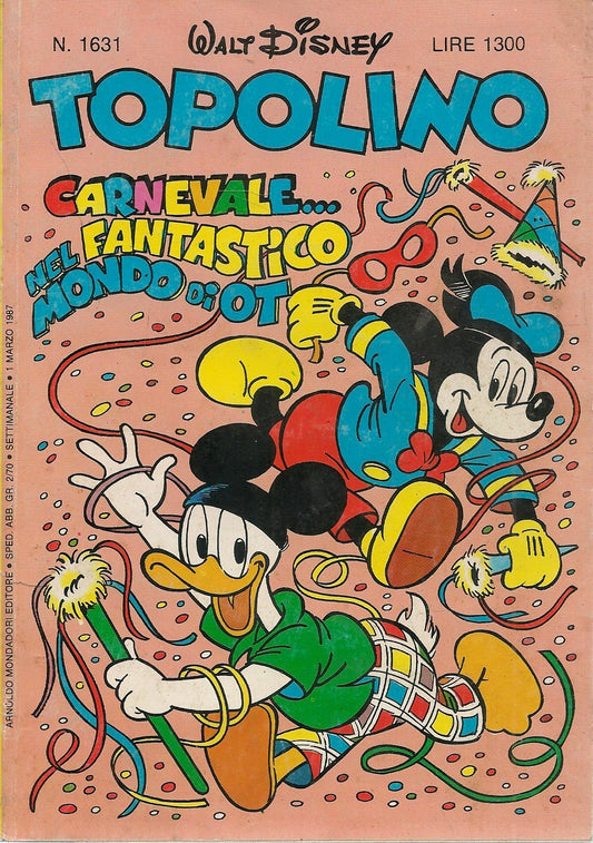 TOPOLINO N. 1631 - 1 MARZO 1987