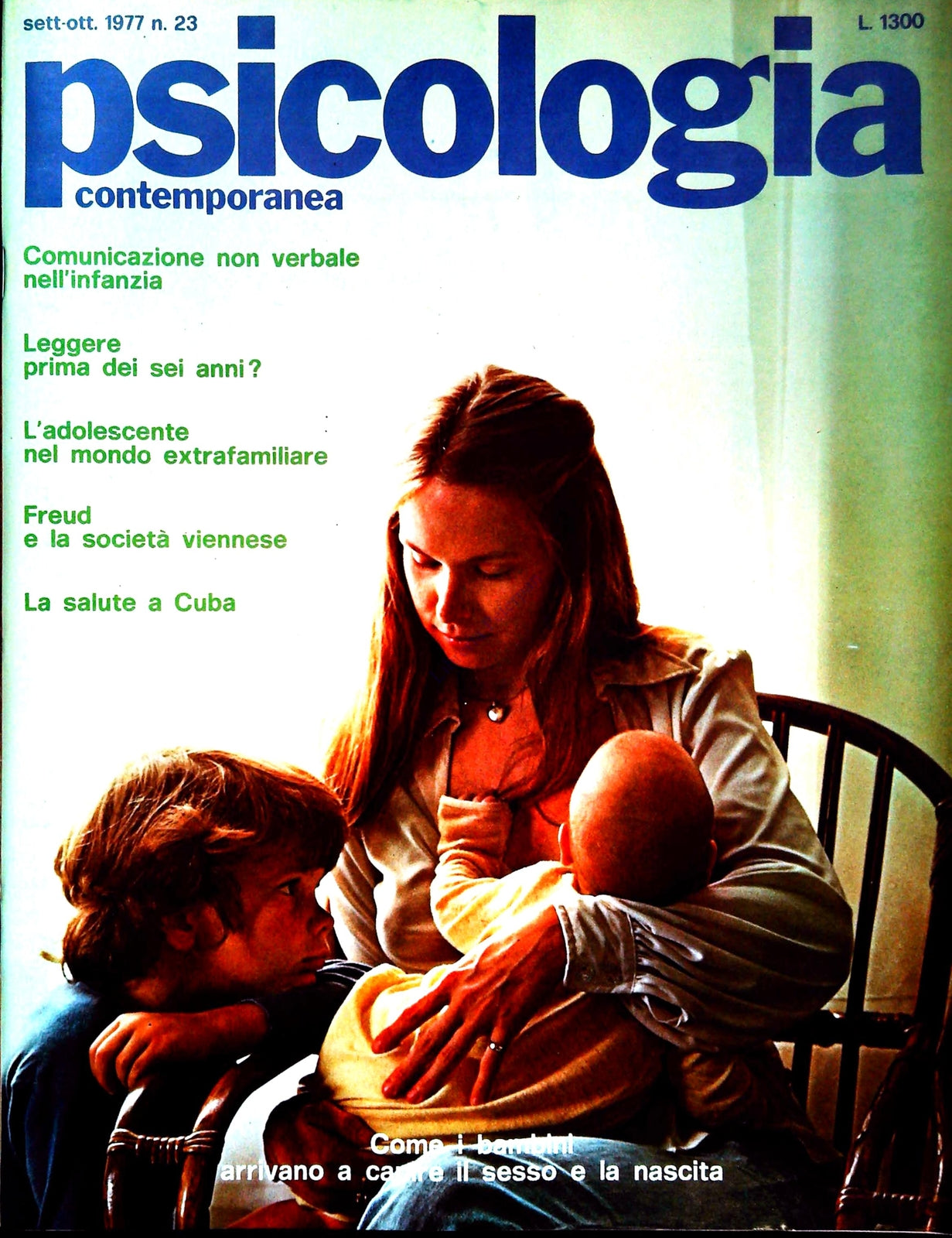 PSICOLOGIA CONTEMPORANEA N. 23 - SETT.OTT. 1977