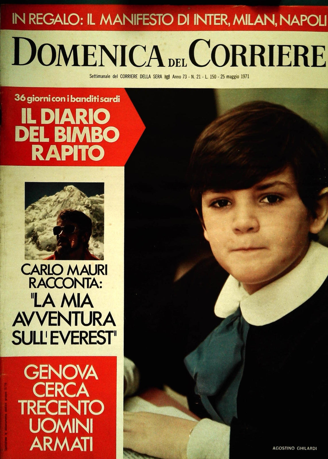 DOMENICA DEL CORRIERE N. 21 - 25 MAGGIO 1971