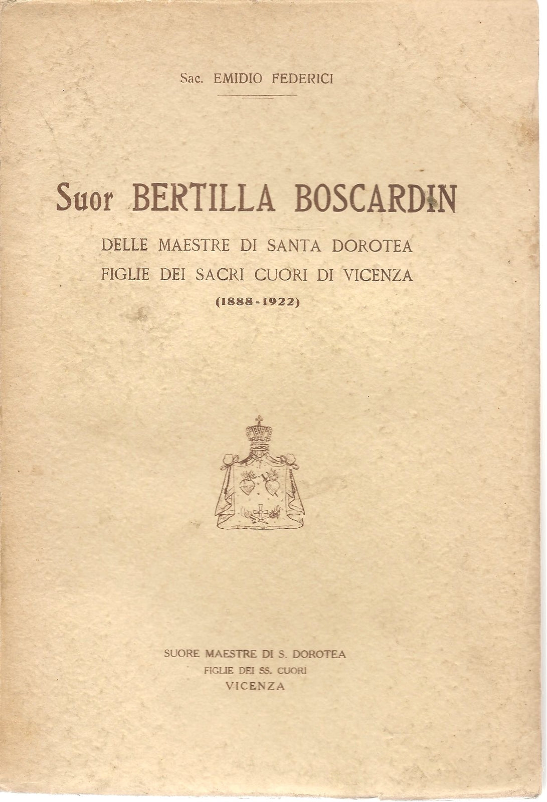 SUOR BERTILLA BOSCARDIN - EMIDIO FEDERCI    1942