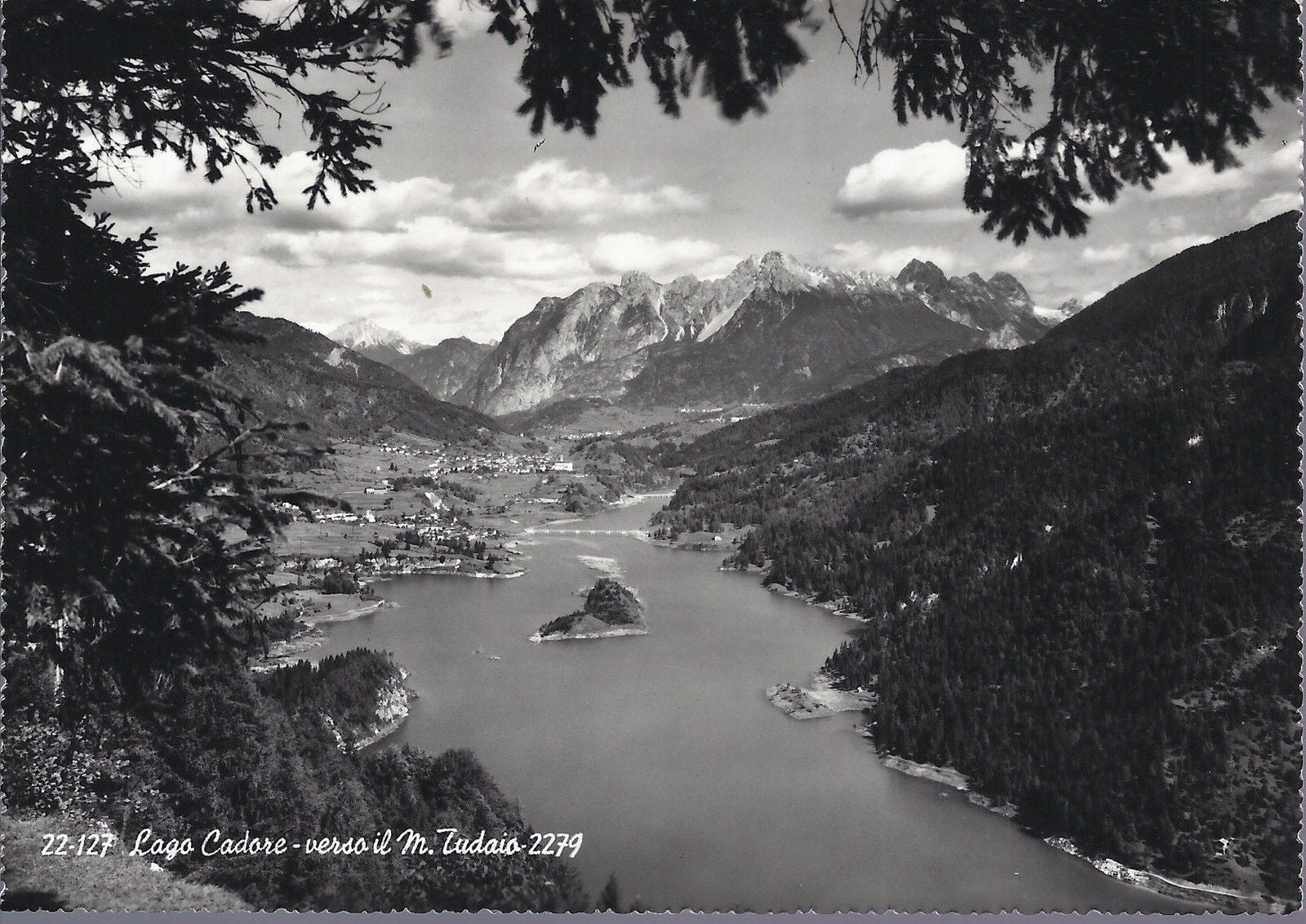 LAGO CADORE - VERSO IL M. TUDAIO - NV - FG