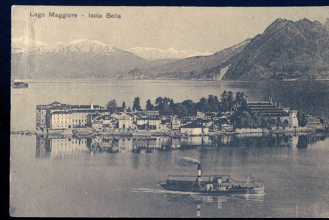 LAGO MAGGIORE -ISOLA BELLA - BATTELLO - V1913