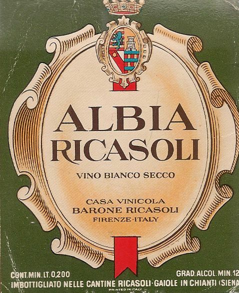 ALBIA RICASOLI - ETICHETTA VINO