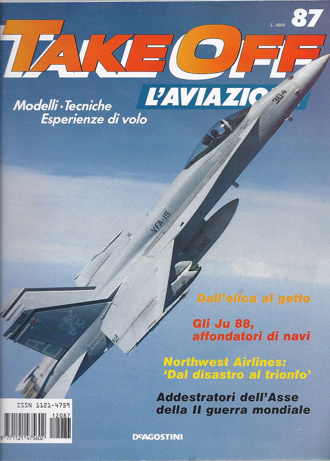 TAKE OFF  L'AVIAZIONE - fascicolo 87