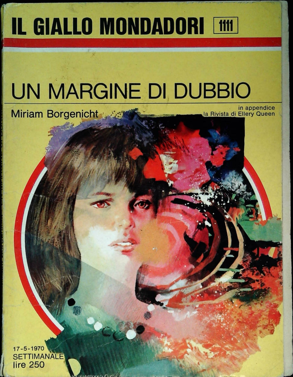 UN MARGINE DI DUBBIO - MIARIAM BORGENICHT - GIALLO MONDADORI N. 1111