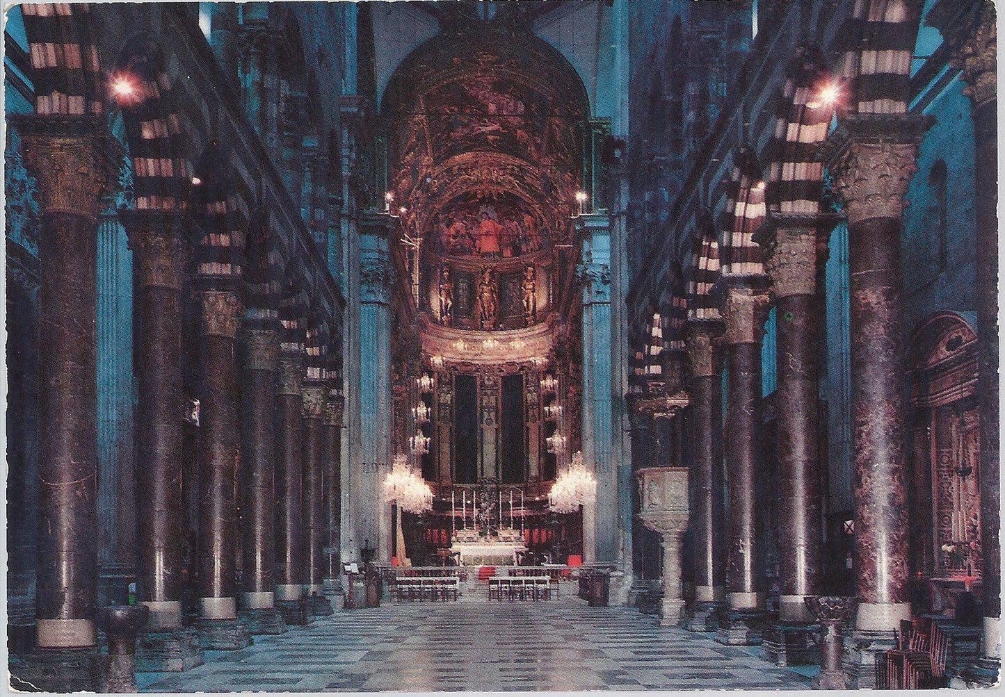 GENOVA - INTERNO DELLA CATTEDRALE DI S. LORENZO - V 1977 - F