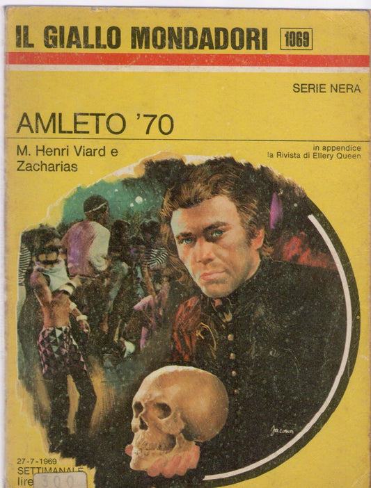 AMLETO '70 - M. HENRI VIARD E ZACHARIAS  GIALLO MONDADORI N° 1069