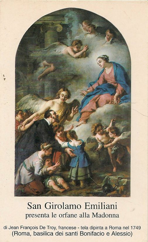 SAN GIROLAMO EMILIANI. XXV ORDINAZIONE SACERDOTALE - HOLY CARD