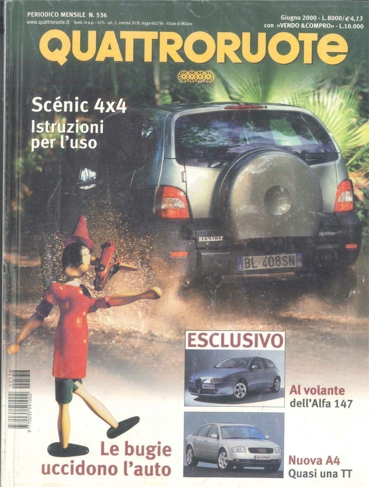 QUATTRORUOTE N 536 - GIUGNO 2000