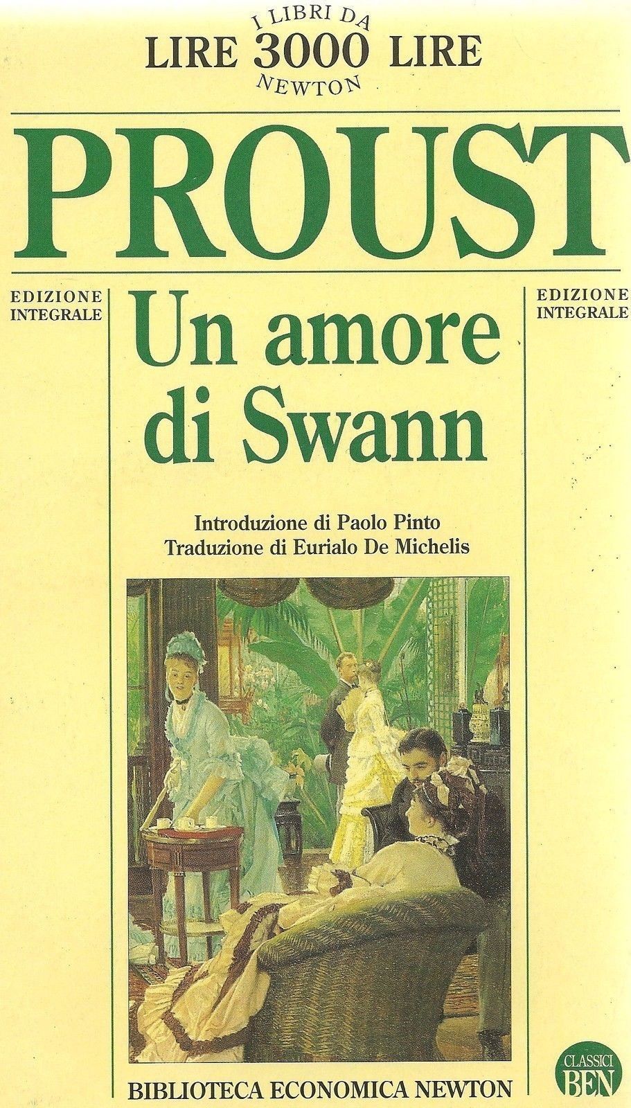 UN AMORE DI SWAN - MARCEL PROUST - ED. NEWTON