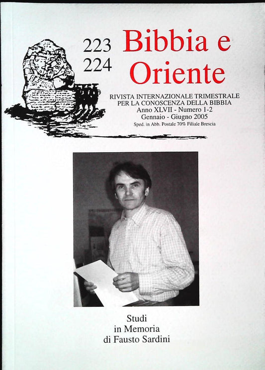 BIBBIA E ORIENTE N. 223-224