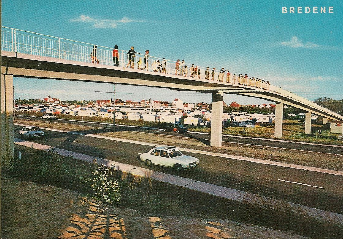 BRADENE - PROMENADE DU PONT VERS LE PLAGE - V1972