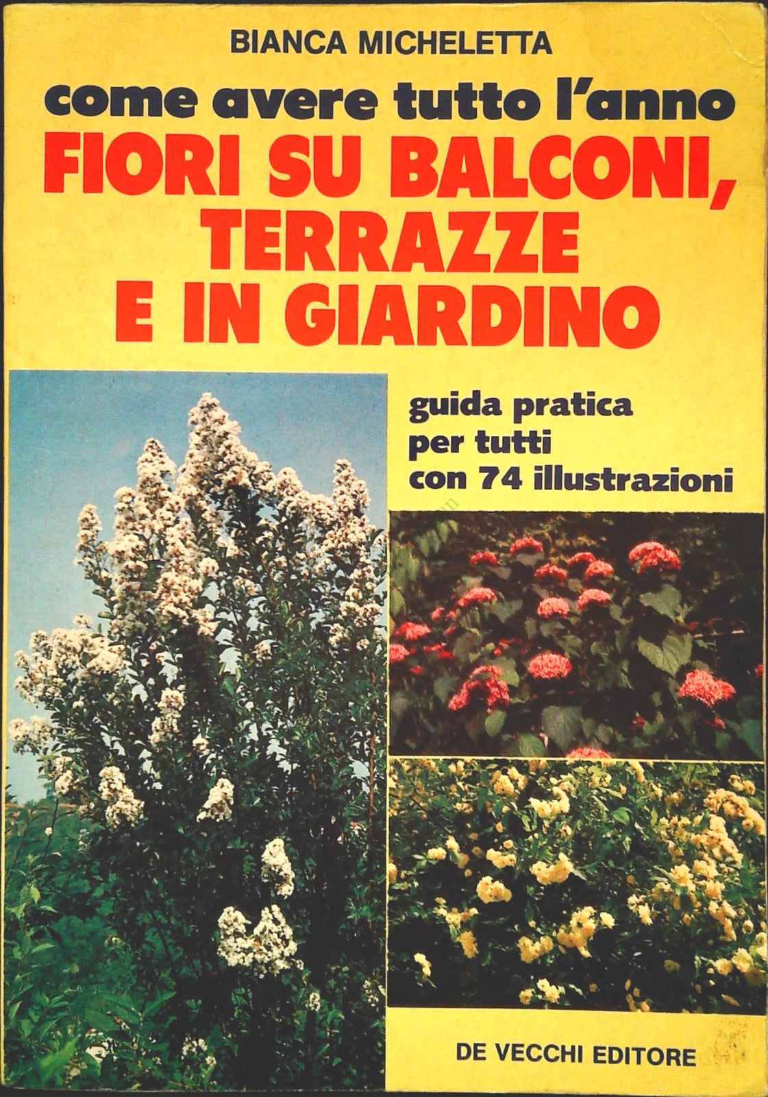 FIORI SU BALCONI TERRAZZE E IN GIARDINO - BIANCA MICHELETTA