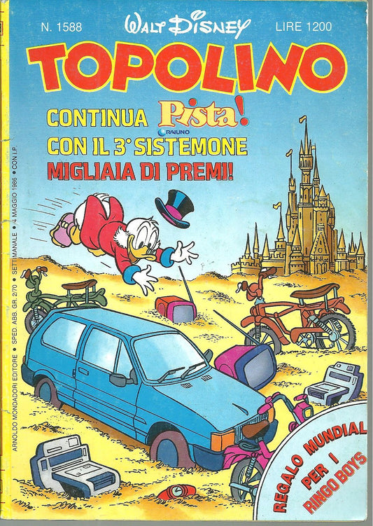 TOPOLINO N. 1588 - 4 MAGGIO 1986