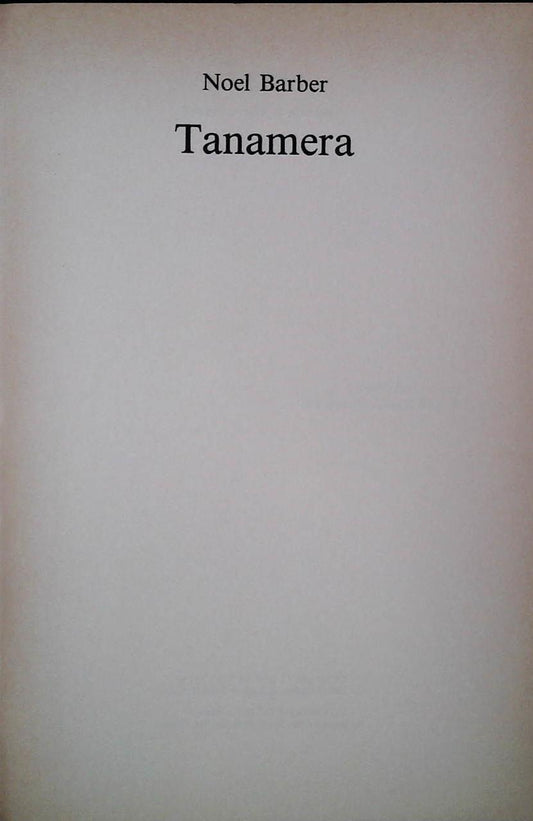 TANAMERA - NOEL BARBER - CDE 1983 - OUTLET DEL LIBRO