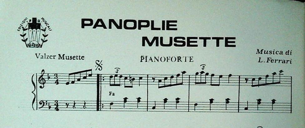 LOUIS FERRARI - DUE BRANI - SPARTITO-SHEET MUSIC