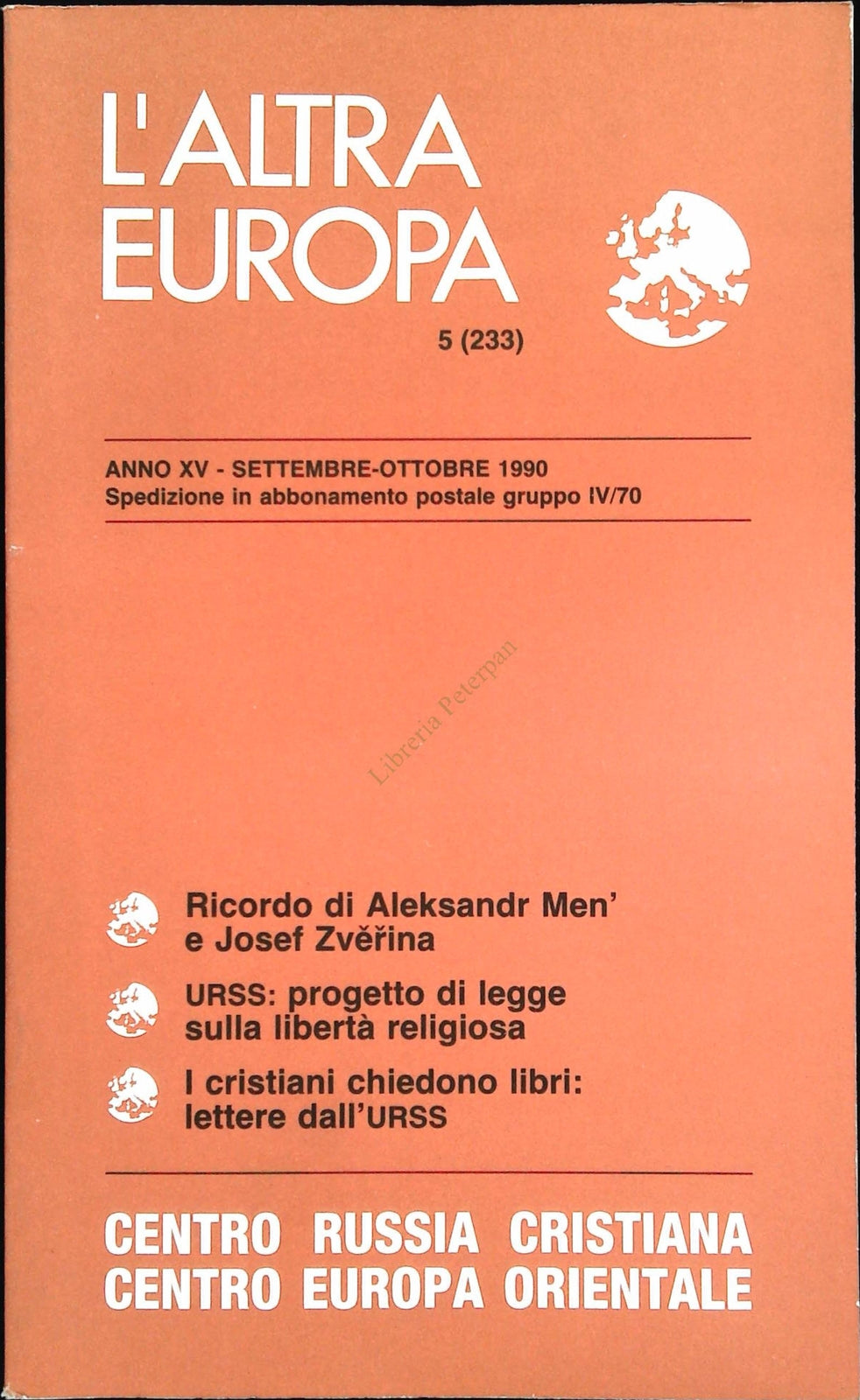 L'ALTRA EUROPA N. 233 - SETTEMBRE-OTTOBRE 199.0