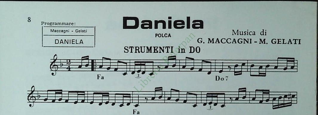 FRANCO BESTELLI E I MISTERS - SEI BRANI - SPARTITO-SSHEET MUSIC