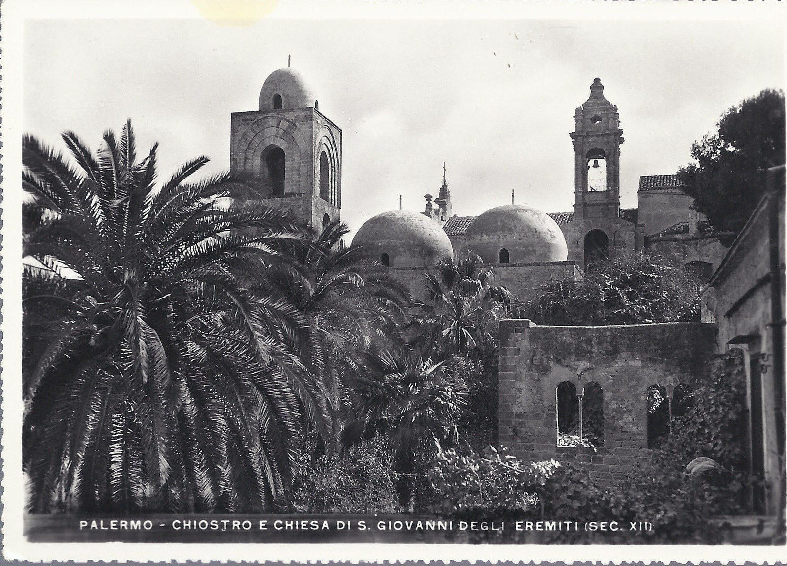 PALERMO - CHIOSTRO E CHIESA DI S. GIOVANNI DEGLI EREMITI - N