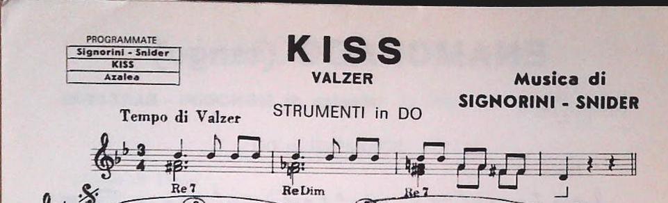 CAMPAGNOLI DI SUCCESSO - QUATTRO BRANI - SPARTITO-SHEET MUSIC