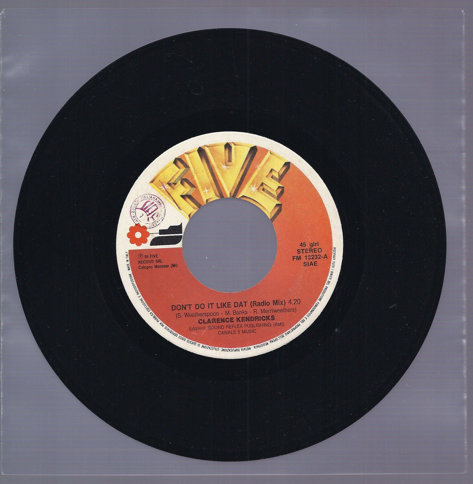 DON'T DO IT LIKE DAT  Radio Mix - Bouns Beat == CLARENCE KENDRICKS