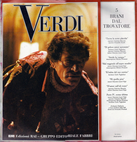 VERDI N. 5 - BRANI DAL TROVATORE - EDIZIONI RAI - FABBRI