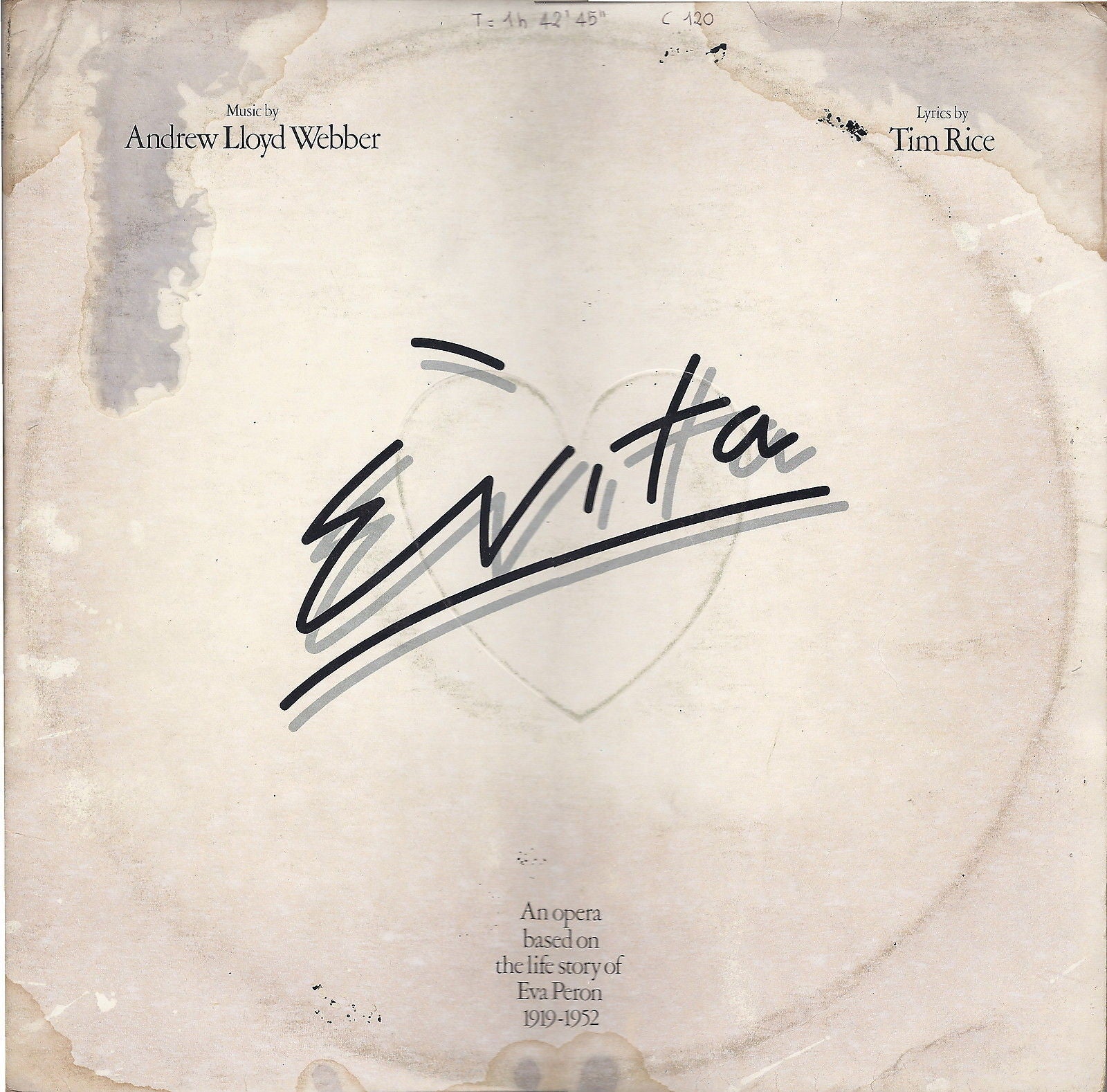 EVITA An opera based on the life story of Eva Peron 1919-1952 - AA.VV.