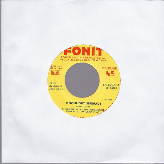 MOONLIGHT SERENADE - TUXEDO JUNCTION # UNIVERSAL INTERNAT. ORCH.  J. Gershenson