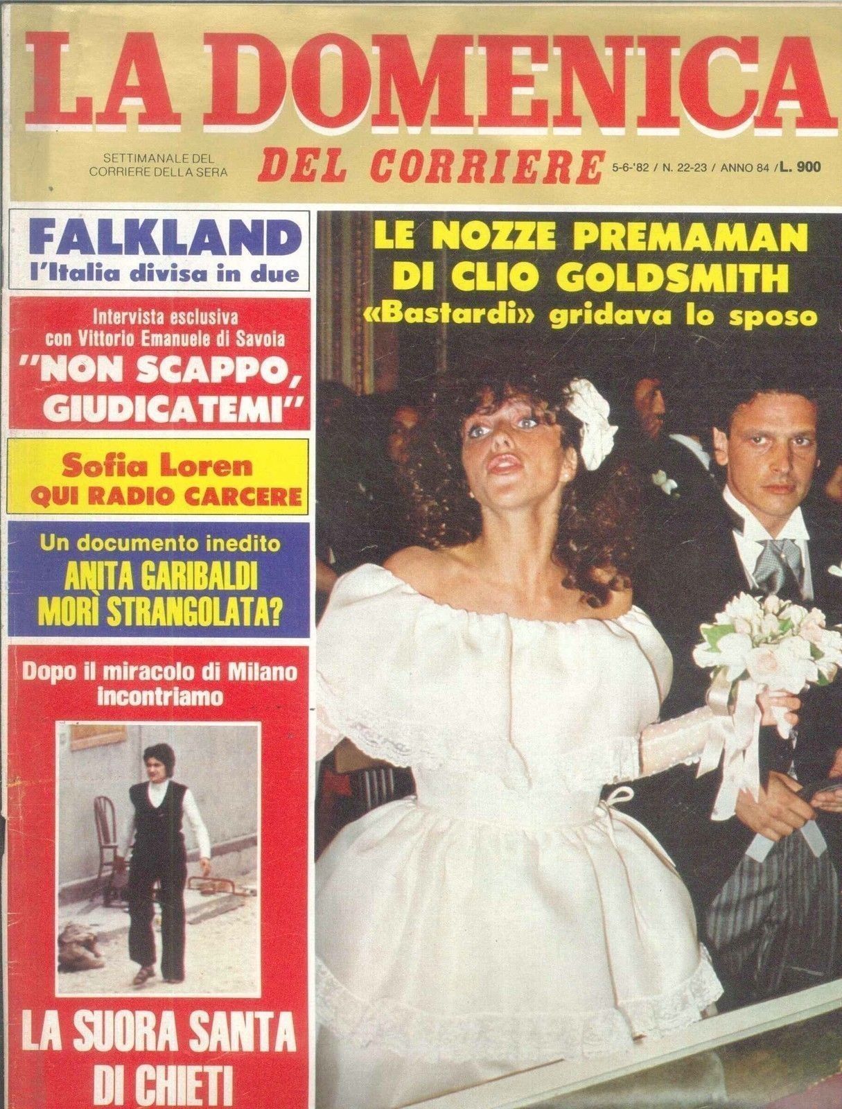 DOMENICA DEL CORRIERE N 22/23 - 5 GIUGNO 1982