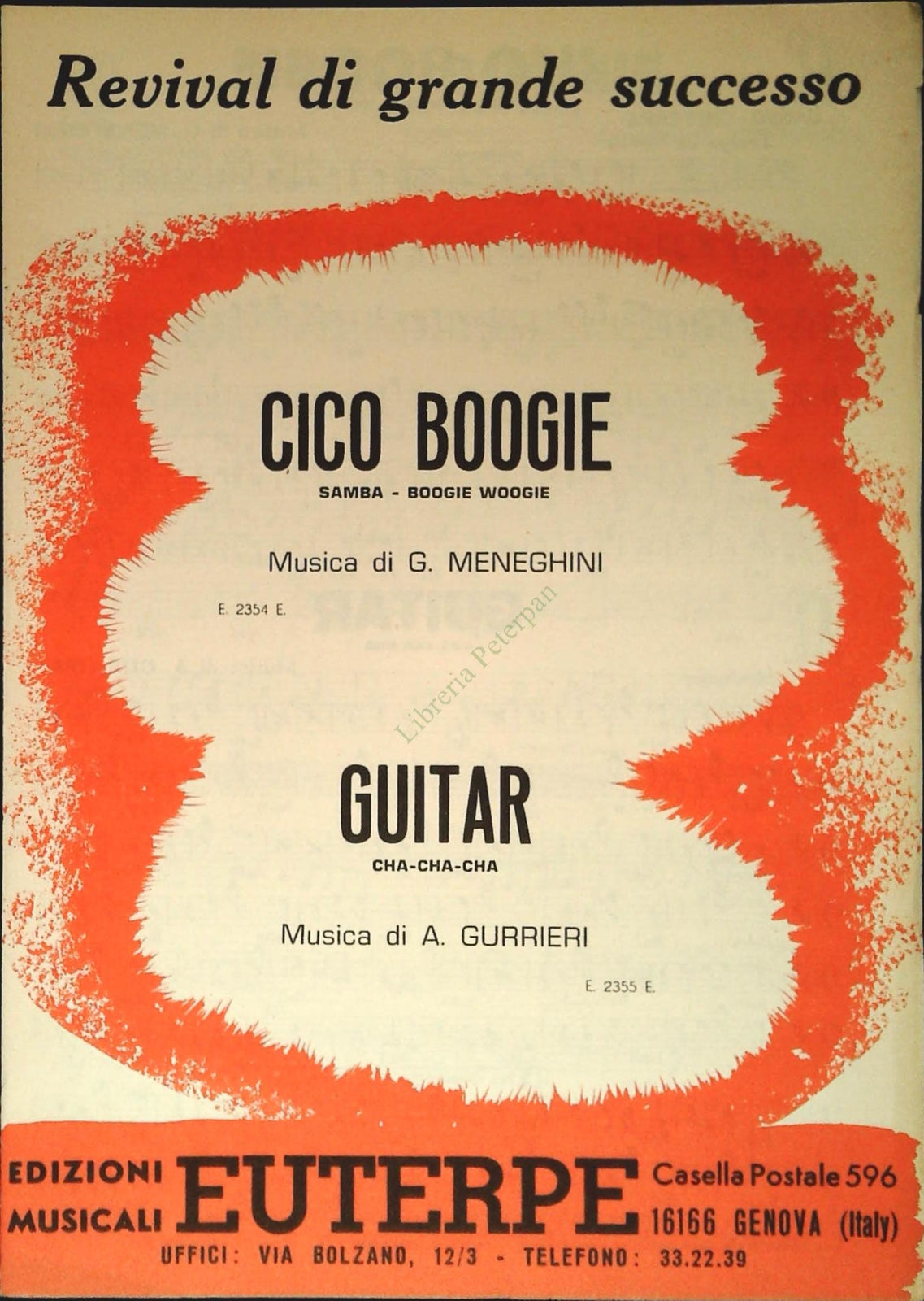 CICO BOOGIE.samba boogie woogie - GUITAR cha cha cha -SPARTITO-SHEET MUSIC