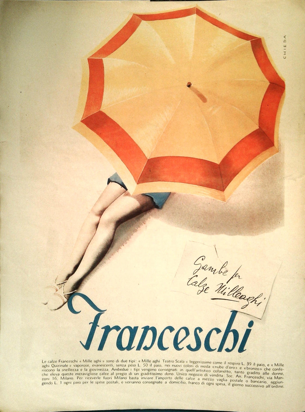 CALZE FRANCESCHI - ADVERTISING