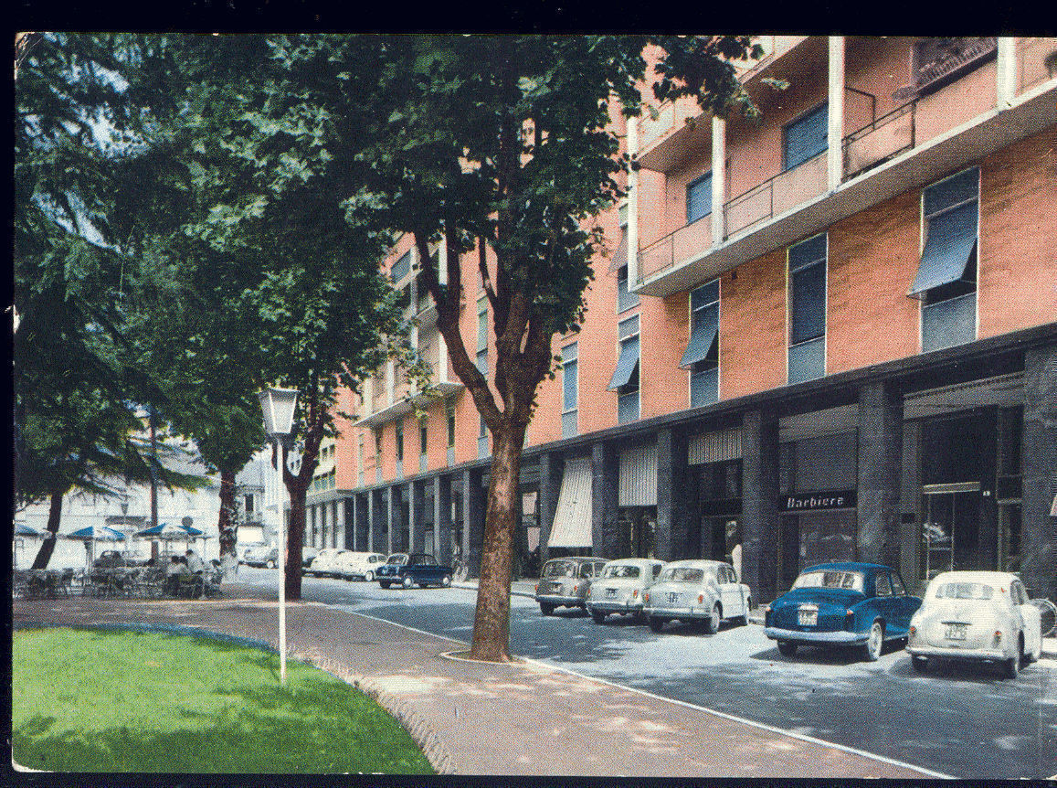 GALLARATE - PIAZZA RISORGIMENTO - V1967 - ACQUARELLATA