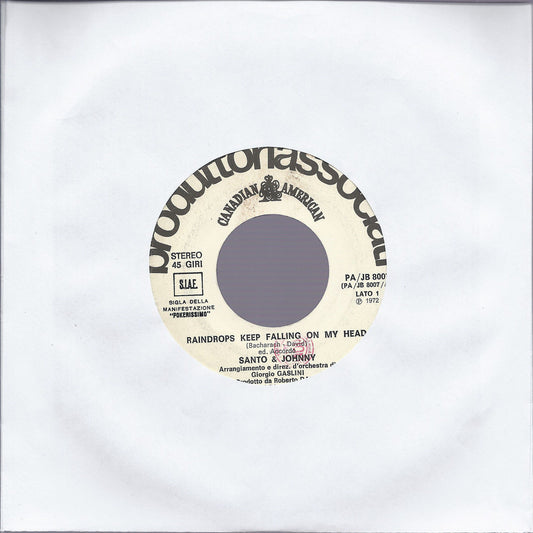 RAINDROPS KEEP FALLING ON MY HEAD # SANTO & JOHNNY - TU GUARDI UNA DONNA - J.Box