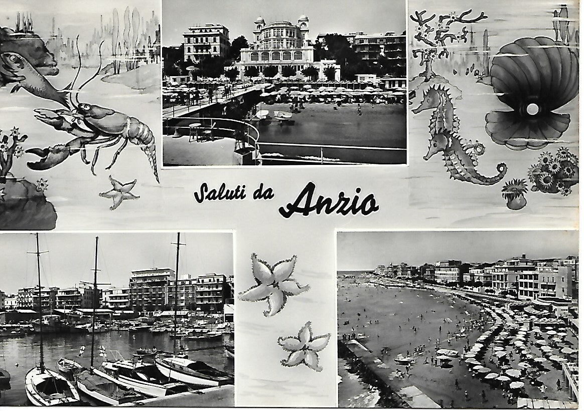 SALUTI DA ANZIO - 3 IMMAGINI - V1959