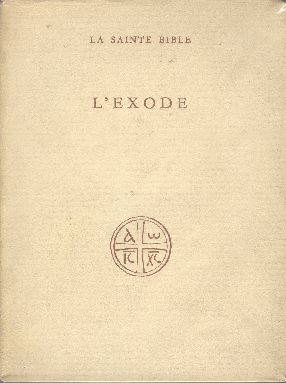 L'EXODE - B. COUROYER (Traduit par)