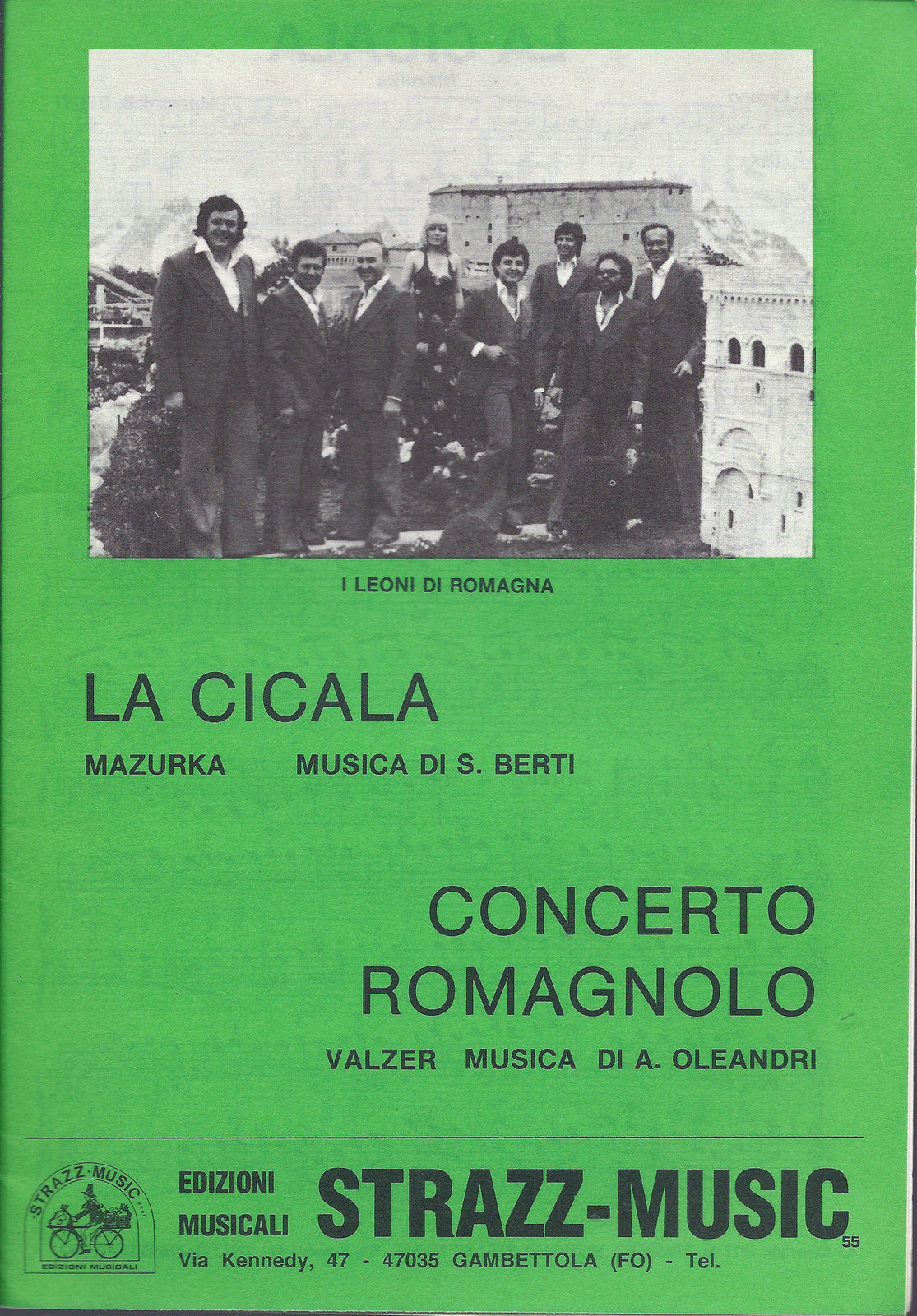 LA CICALA (S. Berti) - CONCERTO ROMAGNOLO (A. Oleandri) # SPARTITO