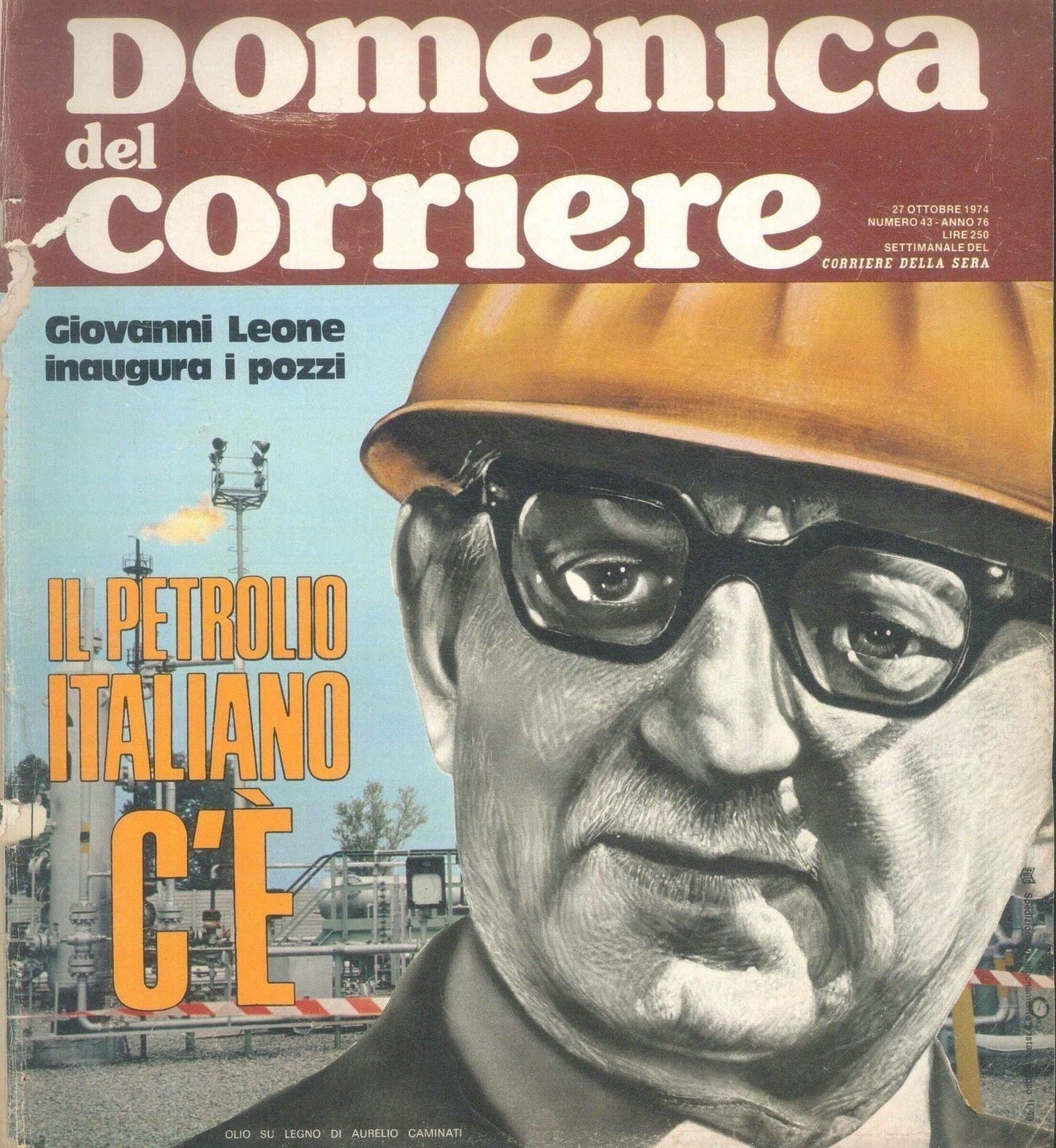 DOMENICA DEL CORRIERE N 43 - 27 OTTOBRE 1974