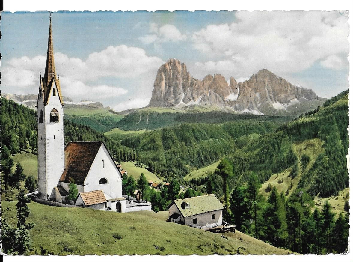 ORTISEI -SAN GIACOMO - V1956 - FG - ACQUARELLATA