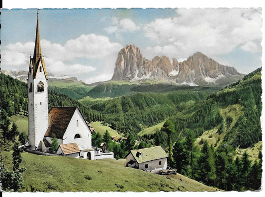 ORTISEI -SAN GIACOMO - V1956 - FG - ACQUARELLATA
