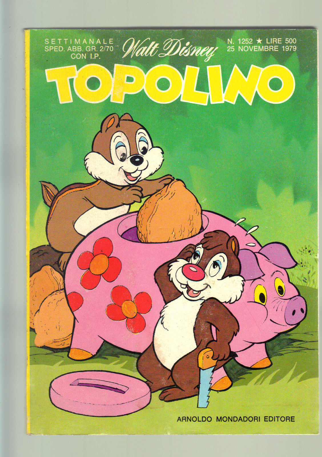 TOPOLINO N° 1252 - 25 NOVEMBRE 1979