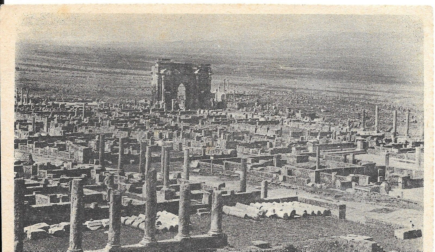 TIMGAD - ALGERIA - RUINES - NV