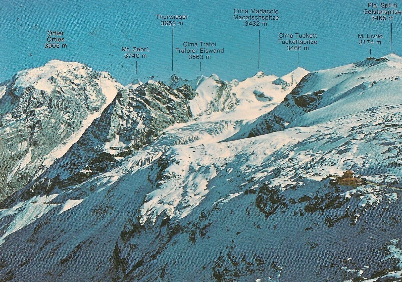 PASSO STELVIO - GRUPPO ORTLES - PANORAMA - V1983