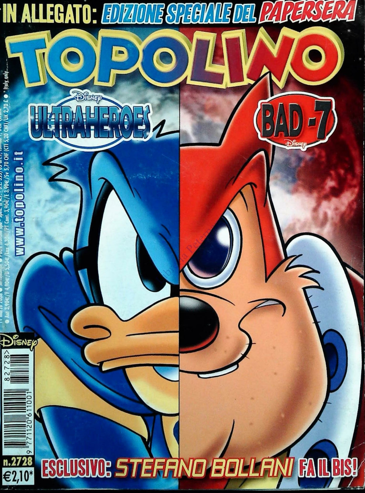 TOPOLINO N. 2728 - 11 MARZO 2008
