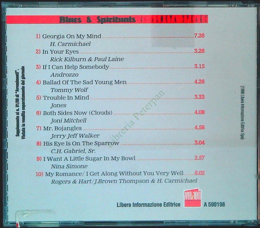 ALMETA SPEAKS - BLUES AND SPIRITUALS - CD