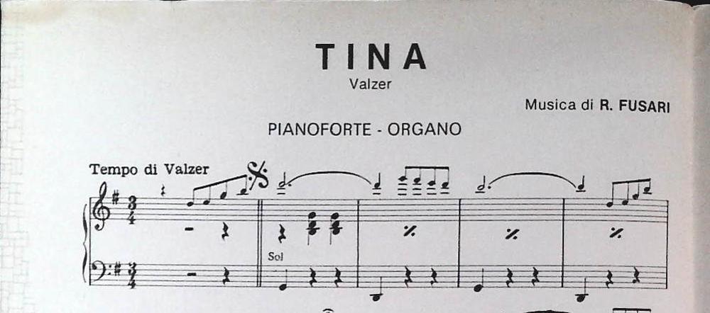 TINA. valzer - LAILA. mazurka - SPARTITO-SHEET MUSIC