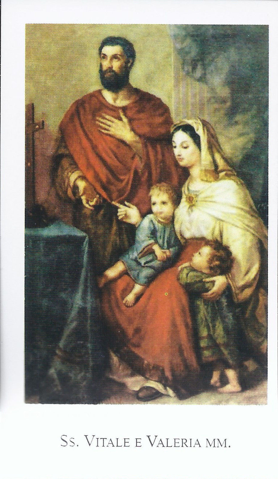 SS. VITALE E VALERIA MM. - SANTINO - AS013-348 - Ed. Paco
