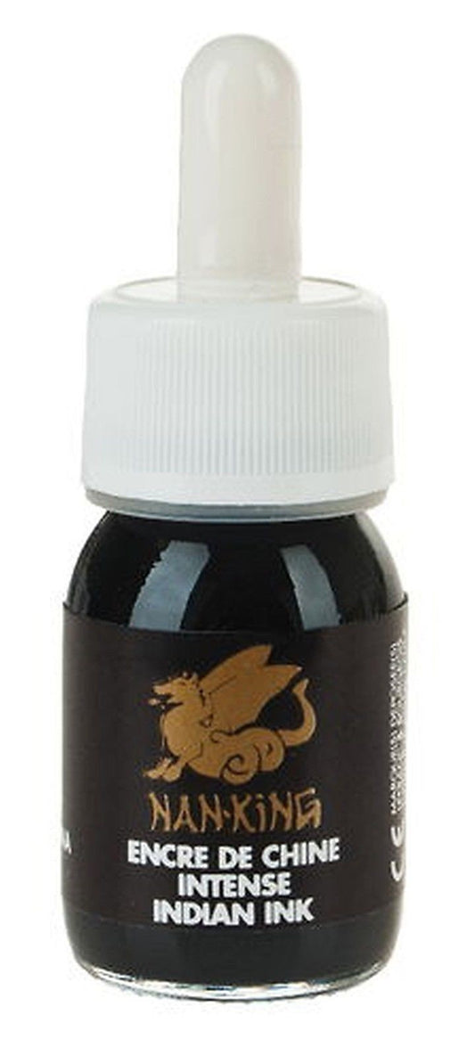 INDIAN INK - INCHIOSTRO DI CHINA CINESE - FLACONE DA 30 ML.